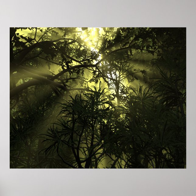 Poster sur la complexité de la jungle (Devant)