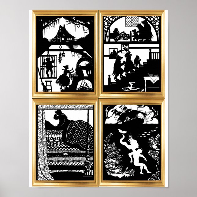 Poster sur la conception de contes de fées (Devant)