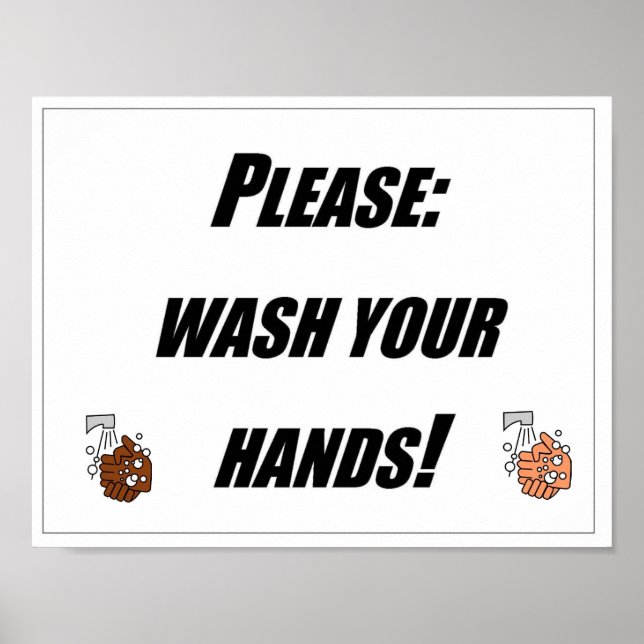 Poster sur la grippe (Devant)