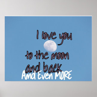 Poster sur la lune