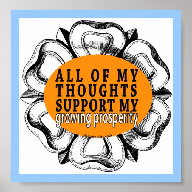 Poster sur la prospérité (Devant)