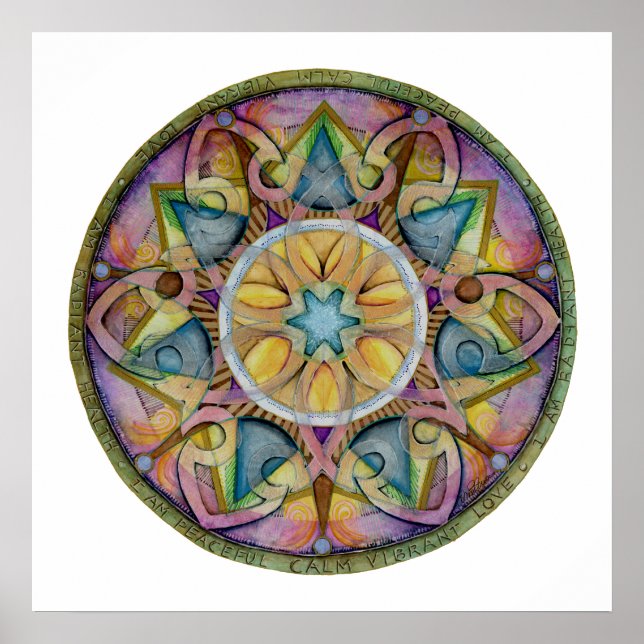 Poster sur la santé radiante (Devant)