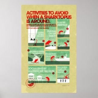 Poster sur la sécurité de Sharktopus