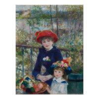Sur la terrasse, portrait impressionniste, Renoir