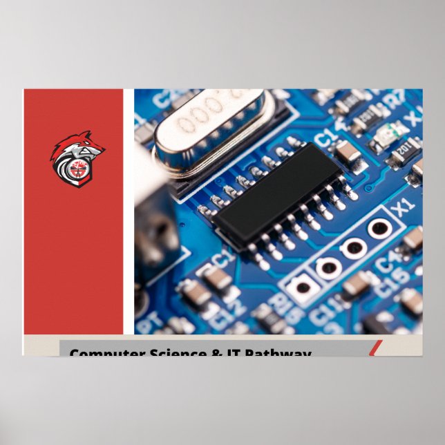 Poster sur la trajectoire de carrière en informati (Devant)