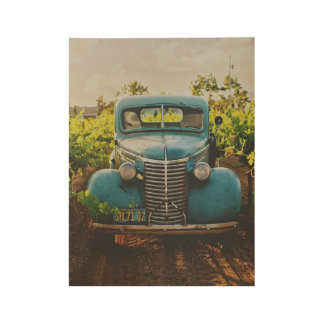 Poster sur le bois de camion Vintage
