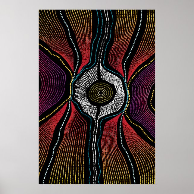 Poster sur le design autochtone-2 (Devant)