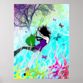 Poster sur le feu vert