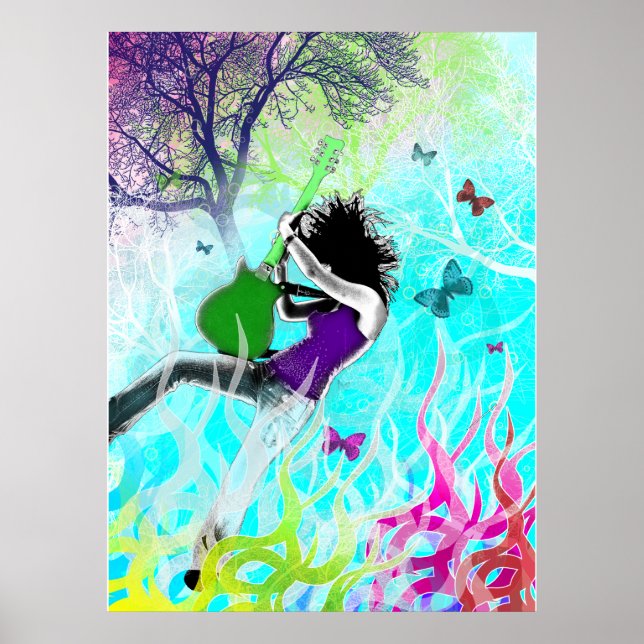 Poster sur le feu vert (Devant)