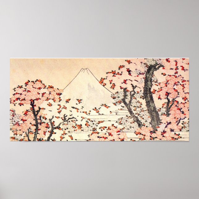 Poster sur le mont Hokusai Fuji (Devant)