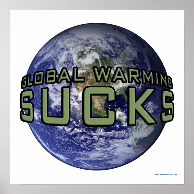 Poster sur le réchauffement climatique Sucres (Devant)