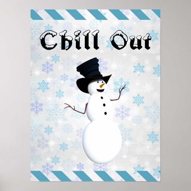 Poster sur le retrait du froid (Devant)