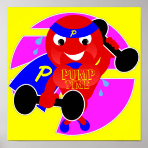 Poster sur le temps de la pompe