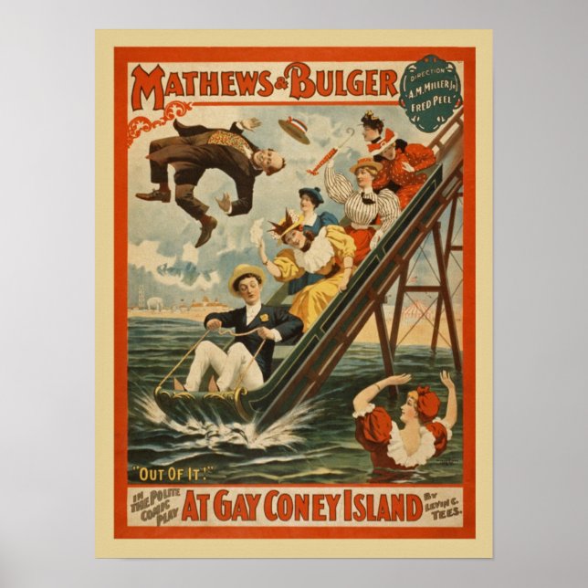 Poster sur le temps de plaisir de l'île de Coney v (Devant)