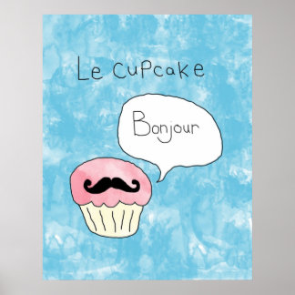 Poster sur le thème de Cupcake - Le Cupcake