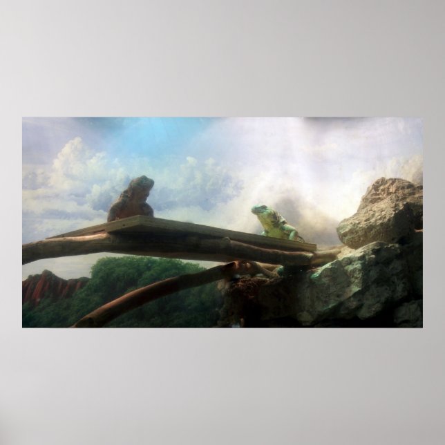 Poster sur le visage des Lizards / Imprimer (Devant)