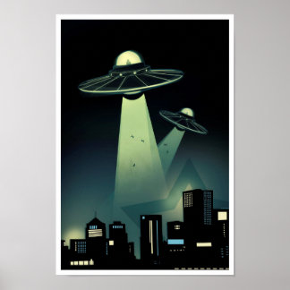 Poster sur l'enlèvement d'Aliens