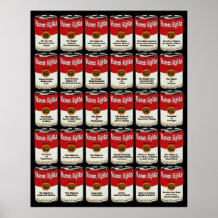 Poster sur les droits de l'homme