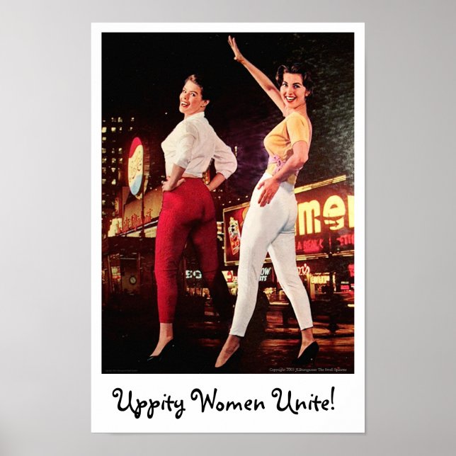 Poster sur les femmes d'Uppity (Devant)