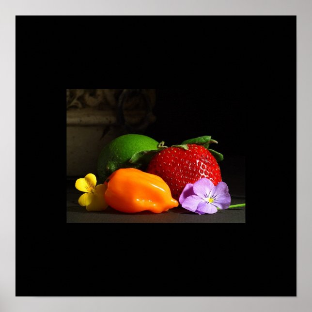 Poster sur les fruits et la vie (Devant)