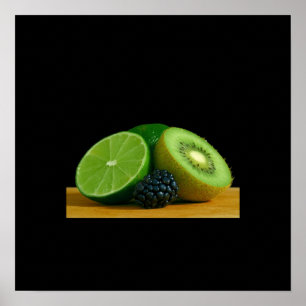 Poster sur les fruits et la vie