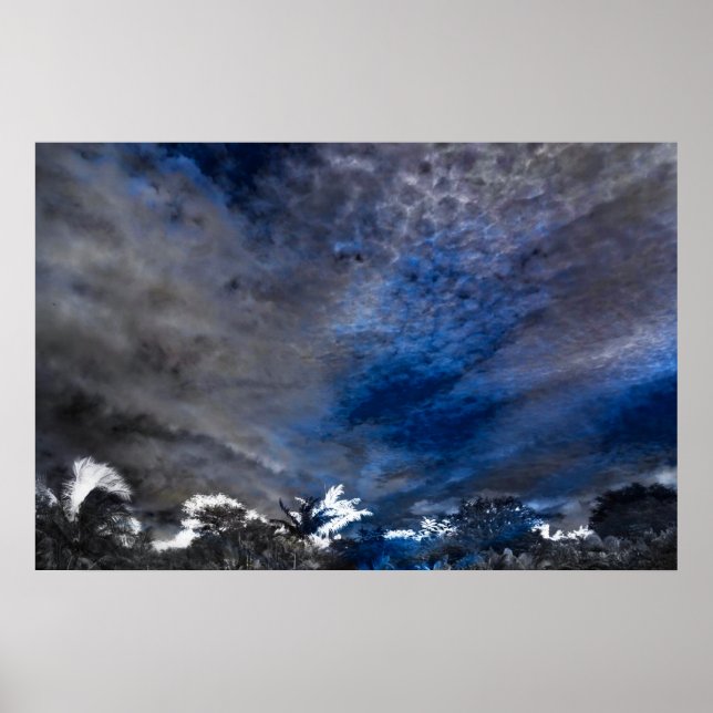 Poster sur les impressions de nuage (Devant)