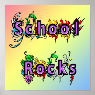 Poster sur les Rocks scolaires