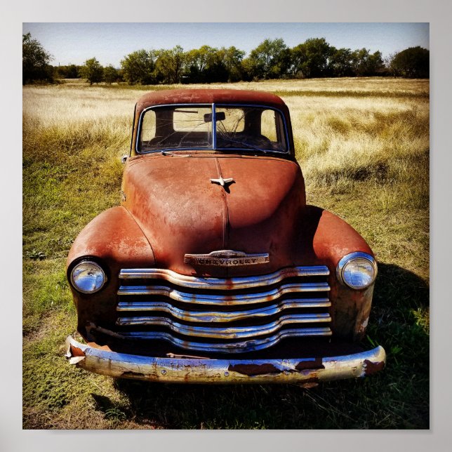 Poster sur les vieux camions (Devant)