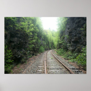 Poster sur les voies ferrées