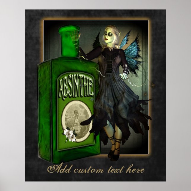 Poster sur mesure Absinthe Féerie (Devant)