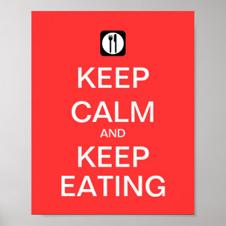 Poster sur mesure pour garder le calme