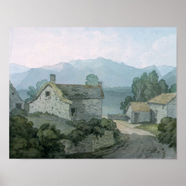 Poster Sur Ullswater, Cumberland, 1791 (Devant)