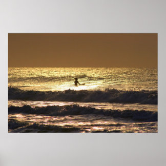 Poster surfer girl