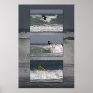 Poster Surfer Triptyque