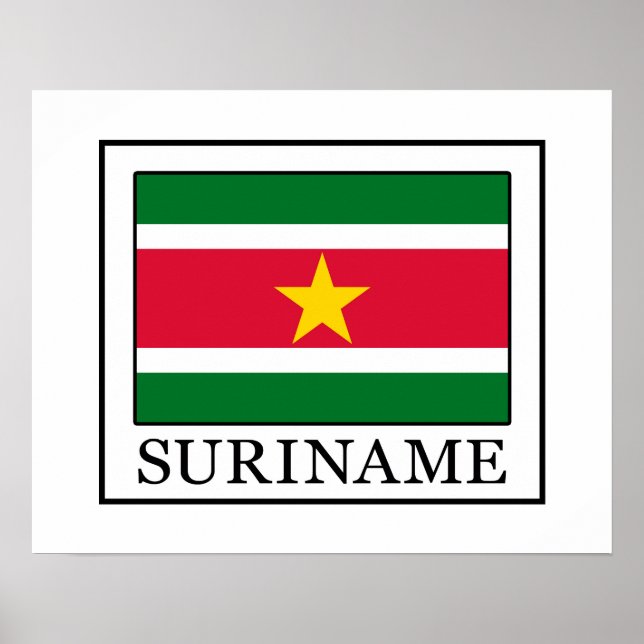 Poster Suriname (Devant)