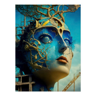 Poster Surreal Modern Art Conceptuel