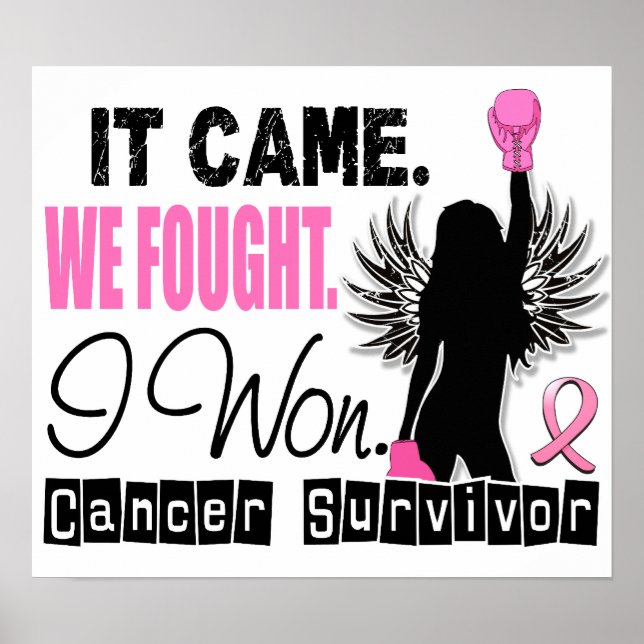 Poster Survivant 22 Cancer du sein (Devant)