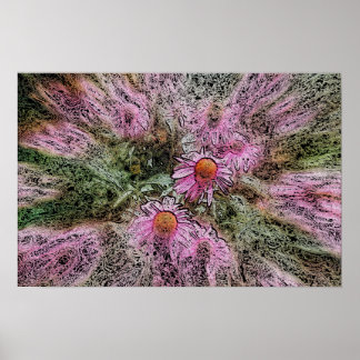 Poster Susans psychédéliques