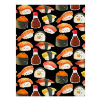 Sushi japonais mignon