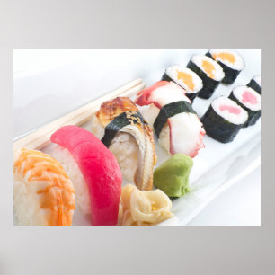 Poster Sushi Sashimi Platter