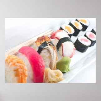 Poster Sushi Sashimi Platter