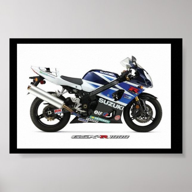 Poster Suzuki GSX-R1000 (Devant)