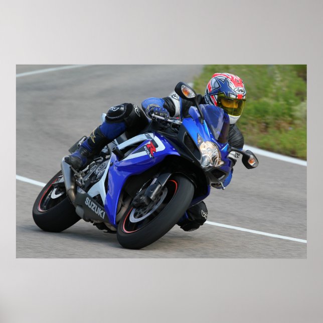 Poster Suzuki gsxr600 (Devant)