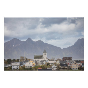 Poster Svolvaer Lofoten Norvège