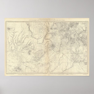 Poster SW Colorado et des parties du Nouveau-Mexique