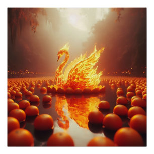 Poster Swan de feu : Une lame d'élégance et de puissance 