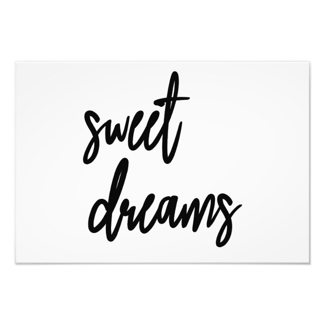 Poster "Sweet Dreams" 19"x13" Impression Framable (Devant)
