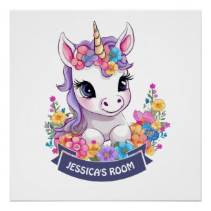 Poster Sweet Magique Baby Unicorn