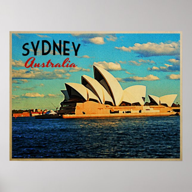 Poster Sydney Australie (Devant)