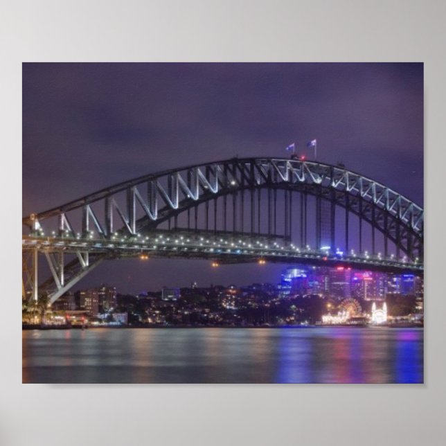 Poster Sydney Harbour Bridge Australie (Devant)